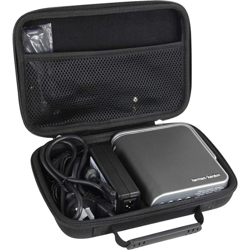 Hard EVA Travel Case for ViewSonic M1 WVGA Ultra-Portable Projector with Dual Harman Kardon Speakers by Hermitshell