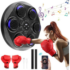 Muzikinis bokso aparatas, Boxautomat Bluetooth mit Boxhandschuhen, Boxautomat Wandmontiertes Boxziel, Led Elektronischer Boxmaschine