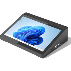 Integrated Industrial Mini PC 10.1 inch Touch Screen Windows 10 Pro Celeron N3350 4GB RAM and 64GB ROM for Office, Sales Point, Bar, Warehouse (Without Battery)