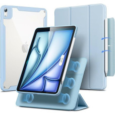 ESR For iPad Air 11 Inch M3/M2 Case, iPad Air 7th/6th/5th/4th Generation Case (2025/2024/2022/2020) 10.9 Inch Pen Holder, Removable Magnetic Cover, Vertical Stand, Rebound 360 Series, Light Blue