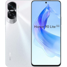 HONOR 90 Lite išmanusis telefonas 5G, 8GB+256GB, dvi SIM kortelės, sidabrinės spalvos