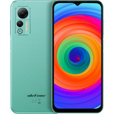 Ulefone Android 12 4G Smartphone without Contract Note 14 (64GB), 3 Card Slot, Quad Core 4GB + 64GB, Dual SIM Mobile Phone, 6.52 Inch HD+, 8MP + 13MP Camera, 4500 mAh Battery, Face Unlock GPS Green