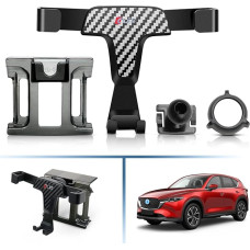 Coleya Car Mobile Phone Holder Compatible with Mazda CX-5 2017-2024, CX-5 Accessories Gravity Mobile Phone Holder, CX 5 Mobile Phone Car Mounts Compatible with All Smartphones