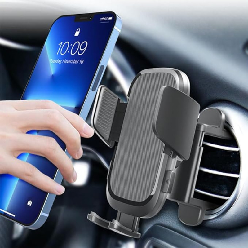 YIEDDE Mobile Phone Holder for Ventilation Holes, Round, Car Mount Mercedes Benz Protection Against Mobile Phone Holder for C Class V Class GLC Mercedes GLC Mobile Phone Holder