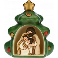 THUN - Complete Mini Nativity Scene in Christmas Tree - Christmas Decoration House - Classic Nativity - Ceramic - 23 h cm