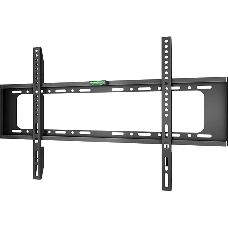 Flat TV Wall Mount Fixed for 37-70 Inch TV up to 55 kg, Universal TV Mount Wall Max 600 x 400 VESA - Ultra Slim TV Wall Mount Flat/Bracket Wall TV Hanging Black FME-64B