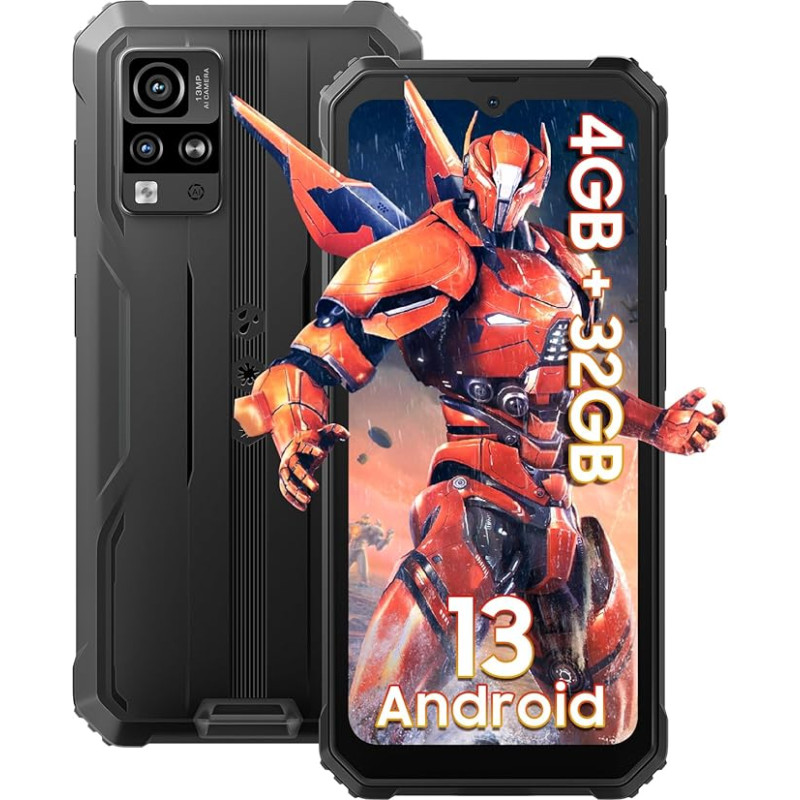 Blackview BV4800 Unbreakable Mobile Phone 4GB+32GB - 1TB Expandable Android 13 6.56