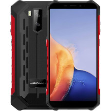 Ulefone Armor X9 Android 11 4G Outdoor Mobile Phone Without Contract, Octa-Core 3GB + 32GB, 5.5 Inch IP68 Robust Smartphone, Dual SIM, 13MP Underwater Triple Camera, 5000mAh, Face Unlock, NFC Red