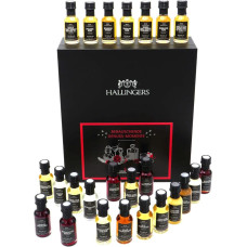 Hallingers Intoxicating Pleasure Moments - Whisky, Rum, Gin, Spirits & Liqueur - Liquor Advent Calendar Handmade, Premium Spirits and Liqueur (Set) - Advent Calendar Novelties & Advent Calendar Fill