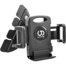 For the CD-Slot! Genius Car Mount Invention! grooveClip Universal Car Holder for Smartphones, Mobilephones and GPS Devices | Works perfect for iPhone 4 4S 5 5S 5C, Samsung Galaxy S5 S4 S3 S2 / mini / Note II III, HTC One / mini, Sony Xperia Z1 Z, LG G2 / 