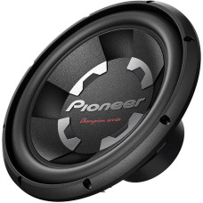 Pioneer TS-300D4 Subwoofer with 4 Ohm Dual Voice Coil (1400 W), 30 cm/12 inch, IMPP Diaphragm for Powerful Sound, Input Rated Power 400 W, Black