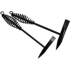 FHYTGBS Welding Slag Hammer-1PCS High Carbon Steel Derusting Welding Slag Hammer Spring Handle Welder Hammer Electrician Pipe Machinery Repair Tools (Color : Noir, Weight : 500g)