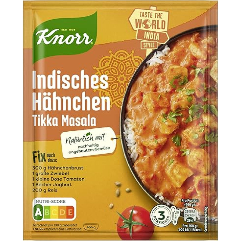 Knorr Fix Seasoning Mix Indian Chicken Tikka Masala 36g