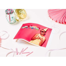 Premium Fondant Cake Topper with Your Own Photo Edible Cake Picture A Sugar Image for Birthday and Much More Dimensions 20 x 27 cm