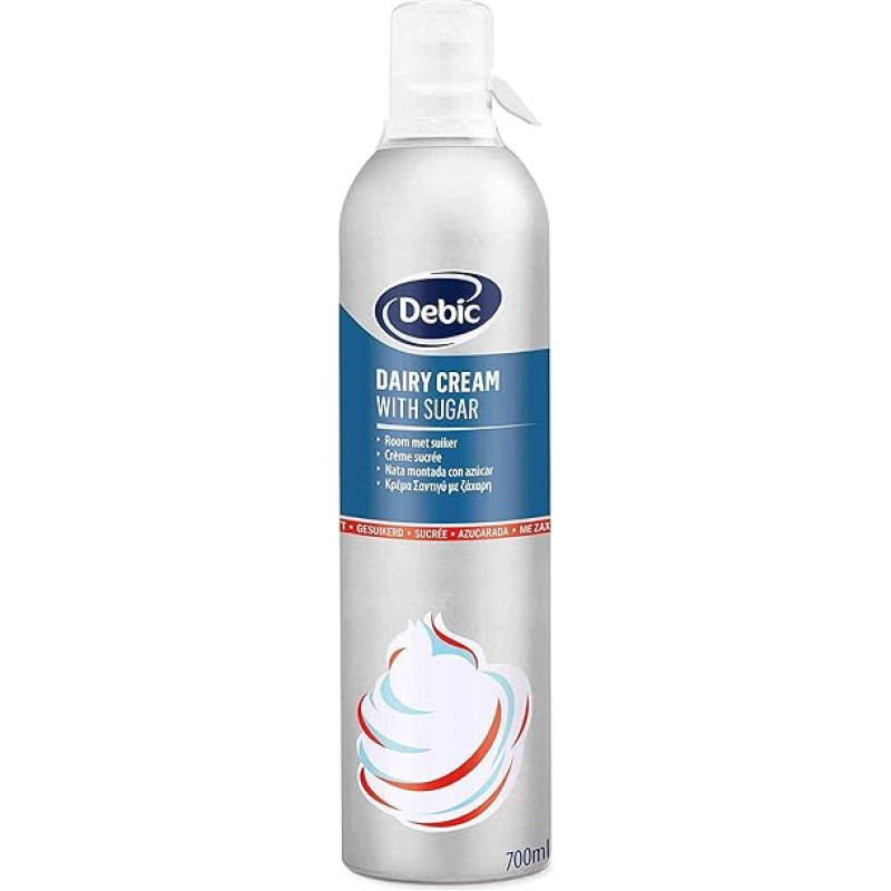 Debic - Spray Cream Sweetened - 700 ml