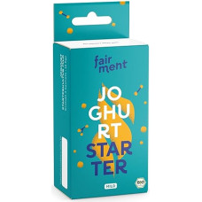 Fairment Organic Yoghurt Cultures for Natural Yoghurt - Yoghurt Ferment Starter Cultures for up to 30 x 1 Litre Natural Yoghurt to Make Yourself