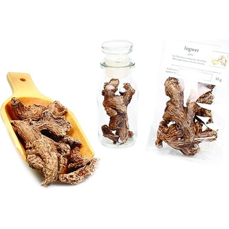 Ginger, whole, dried, 25 g