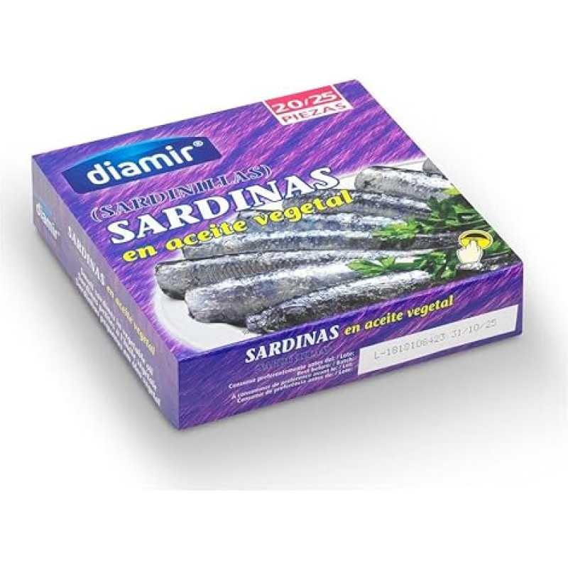 Sardinės à l'huile Diamir (280 g)