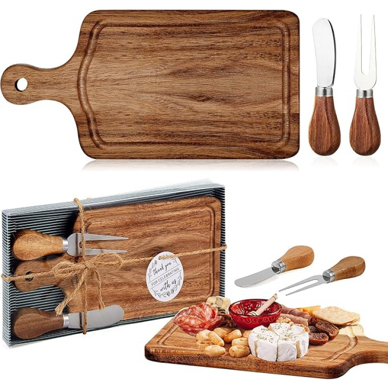 Ziliny Medinė sūrio lenta Kvadratinis dovanų rinkinys Peiliai Šakutės Dėkojame žymos su dėžute svečiams Valentino diena Nuotakos dušas Kūdikių dušas Namų apšildymo dovana 1 rinkinys (akacijos spalva)