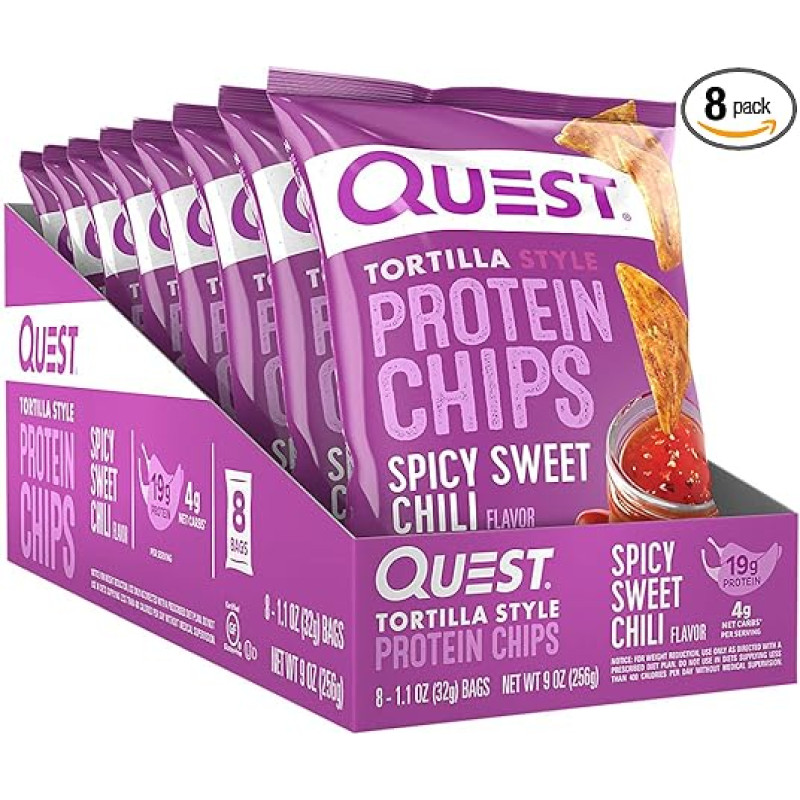 Quest Tortilla Chips Spicy Sweet Chili 8-Pack