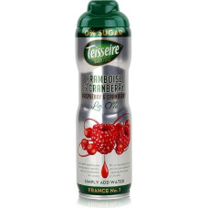 Teisseire Drink Syrup Raspberry & Cranberry 0% - 600 ml - Syrup That Tastes Just Like the Fruit (Pack of 1)