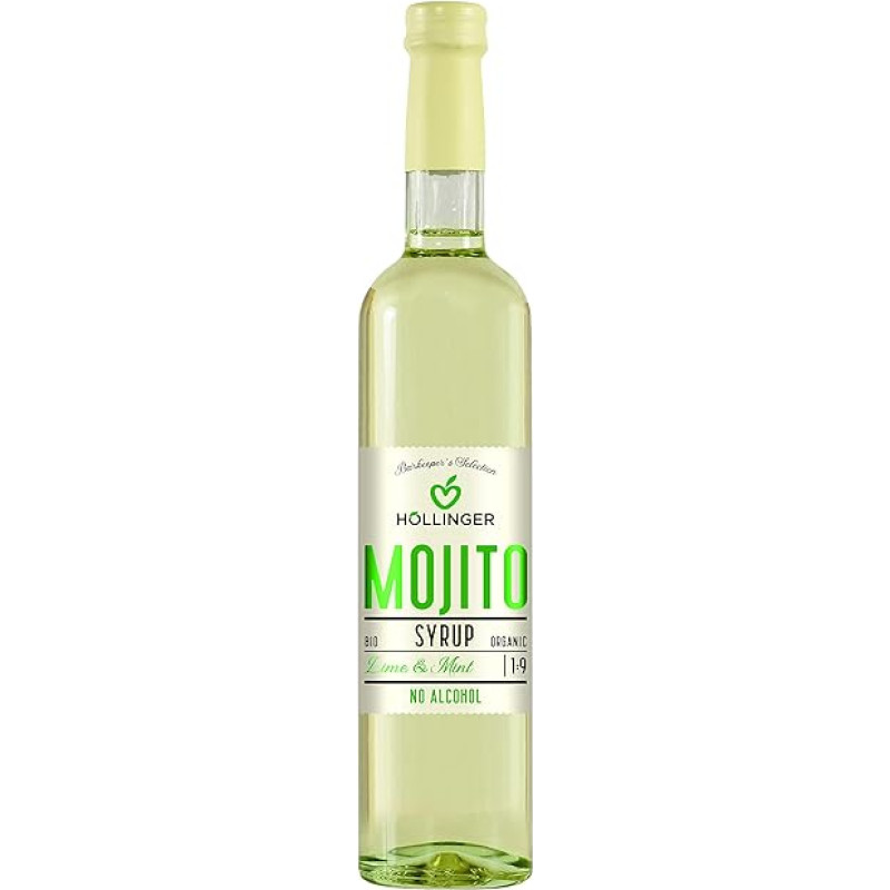 Höllinger Barkeepers Selection Mojito Syrup, 0.5 L Glass