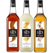 Gourmet Assortment: Dulce de leche syrup, white chocolate and grilled chamalow