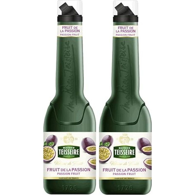 Mathieu Teisseire Puree Mix Passion Fruit 1 litro talpos kokteiliai (2 vnt.)