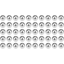 G100 tikslieji rutuliukai, pagaminti iš 304 nerūdijančio plieno, 2,5 mm (50 vnt.)