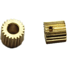 ZHENGGUIFANG ZGF-BR 2 stücke 0,5 m 22T Loch Zahnräder 5/6 / 6,35 mm für PTZ Rocker Arm Motor Ritzeln (skylės skersmuo: 5 mm, dantų skaičius: 22 dantys)