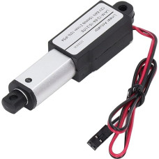 Elektrinis mikro linijinis pavarų mechanizmas, aliuminio ABS, miniatiūrinis nuolatinės srovės maitinimas, mini judesio pavara žemės ūkio mašinoms, 12 V (21 mm)