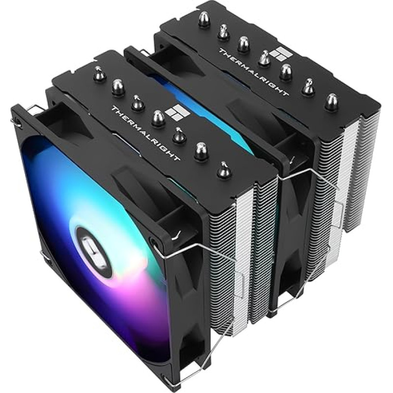Thermalright Phantom Spirit 120SE ARGB CPU Air Cooler, 7 Heatpipes CPU Cooler, Dual 120mm TL-C12B-S V2 PWM Fan, AGHP 4.0 Technilogy, for AMD AM4/AM5/Intel 1851/1700/1150/1151/1200, PC Cooler