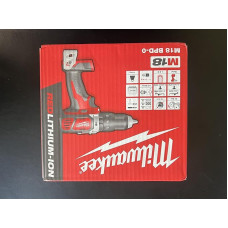 Milwaukee M18BPD-0 akumuliatorinis gręžtuvas su plaktuku, 18 V, raudonos spalvos