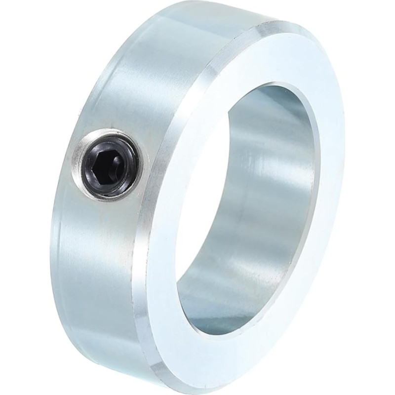 sourcing map Schraubenmanschetten, 5,1 cm Bohrung, verzinkter Stahl, Schaftmanschetten, 7,6 cm Außendurchmesser, 2,2 cm Breite, Achsmanschette für Linearstangenwellenführung
