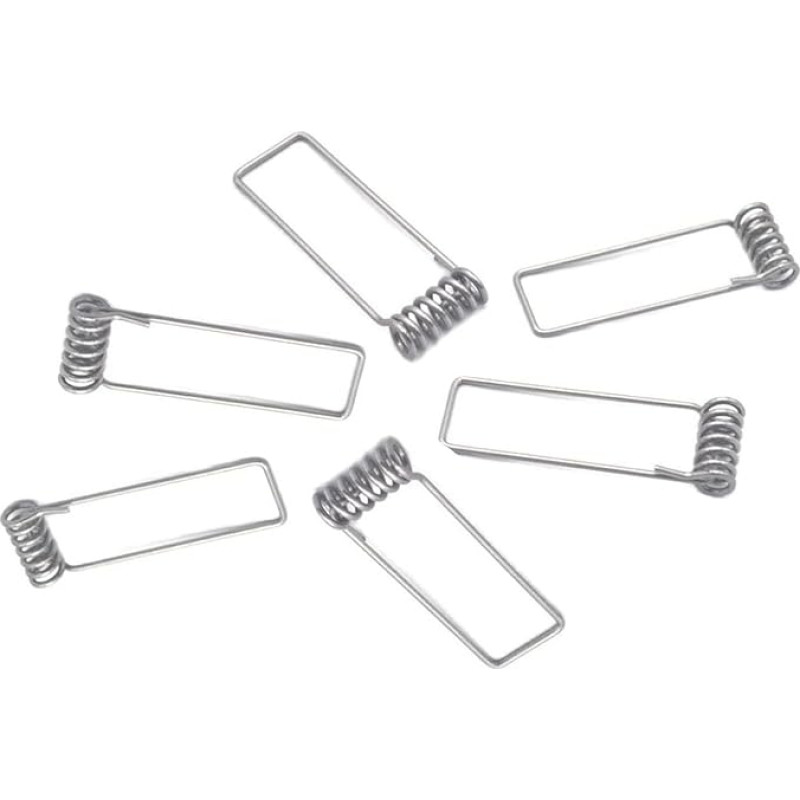 COQALINEX Kleine Feder, Torsionsfeder, T-Feder, Flache Torsionsfeder 316 Edelstahl-Haltefeder-Clip-Verriegelung for leichte Downlight-Deckenleuchten-Clips(FW316 GS 1.3 * 45)