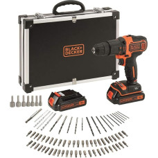 Black & Decker BDCHD18BAFC Akkubohrmaschine 80 tlg. Set