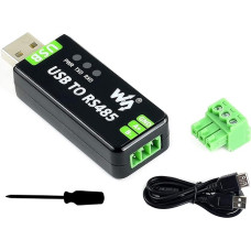 USB to RS485 Converter Industrial Adapter with Original FT232RL and SP485EEN Chip, Onboard Protection Circuits, Compatible with Windows 11/10/8/7/XP, Linux, Mac, Android, Wince