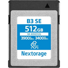 Nextorage CFexpress 4.0 Type B Card 512GB, Japanese Memory Card Data Storage CF Express Type B, Camera Accessory for Sony/Nikon/Canon/Panasonic/Fujifilm, B3SE NX-B3SE512G