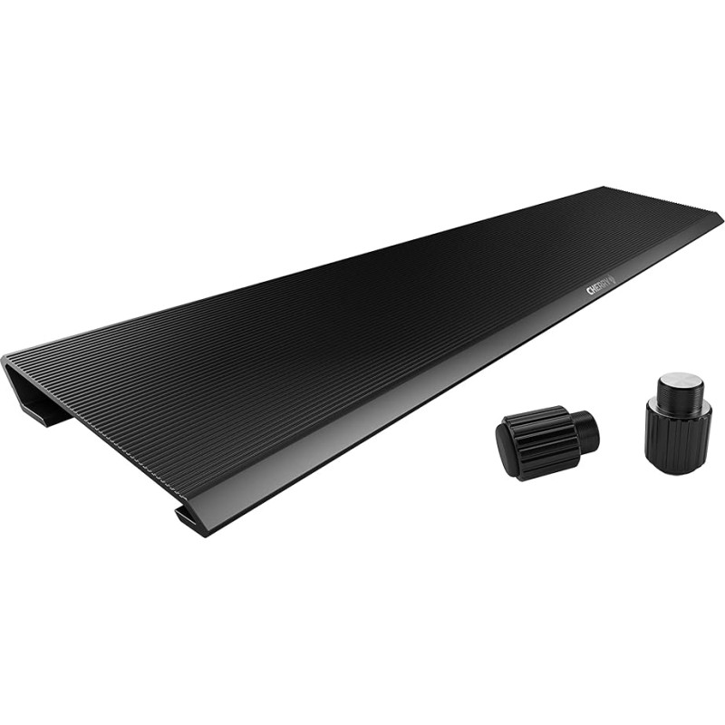 CHERRY AC 3.3 Ergonomic Wrist Rest & Aluminium Feet Accessory for CHERRY MX BOARD 3.0 S Gaming Keyboard Quick Fix Black
