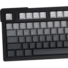 Gradient Grey Keycaps 125 Keys PBT Dye Sub Cherry Profile Keycaps Set Fit for 61/64/87/104/108 Cherry Mx Switch Mechanical Keyboard