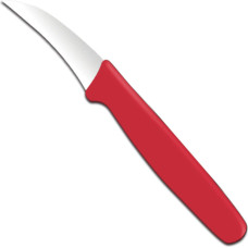 Hendi Peeling knife with curved blade 158 mm - red