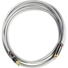 6.6ft RCA Male to Male Multi Shielding Subwoofer Cable with Oxygen Free Copper Inner Conductor for Home Theater HDTV Box Amplifier AV Receiver Speaker