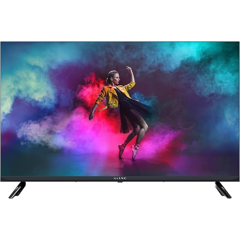 Elegance TV Smart TV 32 colių 80 cm LED HD televizorius be rėmelių Metalinis 