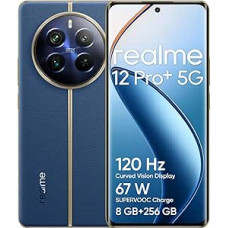 realme 12 Pro+ 5G išmanusis telefonas 8 + 256 GB, fotoaparatas 