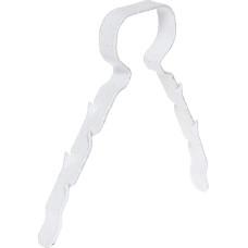 Feuerklammern (doppelt) 6-8 mm, weiß, 100 Stück