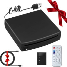 USB 2.0 sąsaja Automobilinis radijo imtuvas CD/DVD indų dėžutės grotuvas Išorinė stereo sistema Automobilinis radijo imtuvas CD/DVD grotuvas Išorinis 