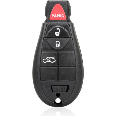 MACHSWON Replacement Remote Control Keyless M3N5WY783X 433MHz for Chrysler 300 2008-2010 4 Buttons with Door Key Chip 46