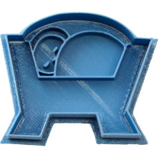 Kalėdų Jėzaus Kalėdų prakartėlė, mėlyna, 8 x 7 x 1,5 cm