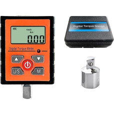 HEALBYBLE 3-340 Nm Skaitmeninis sukimo momento matuoklis 1/2 colio 1/4 colio 3/8 colio adapterio matuoklis Dviračio automobilio KG sukimo momento veržliaraktis Matuoklis Testeris Uždegimo žvakė Universalus sukimo momentas (13,535-135 Nm)