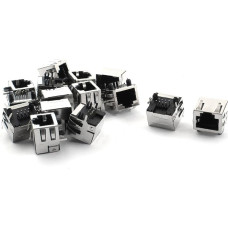 Sourcingmap® 15 Boxes 8 Pin Plug RJ45 PCB Jack Female Connector Female Connector 17X16X16 MM